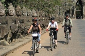 Angkor biking
