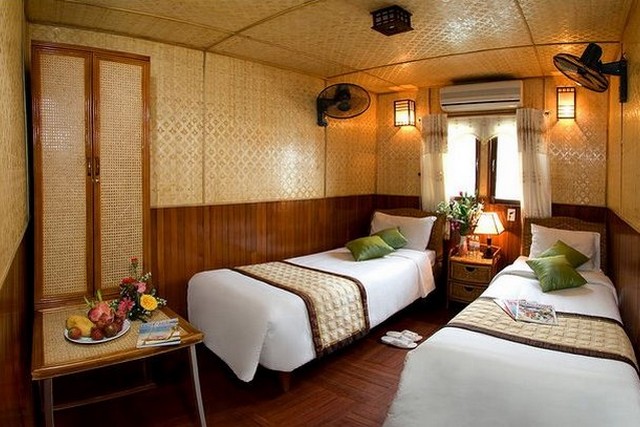 Huong Hai Junk Cruises Cabin
