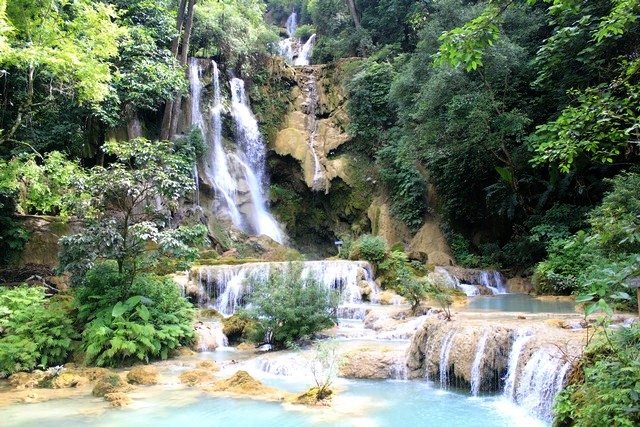 Laos Kuang Si Waterfall