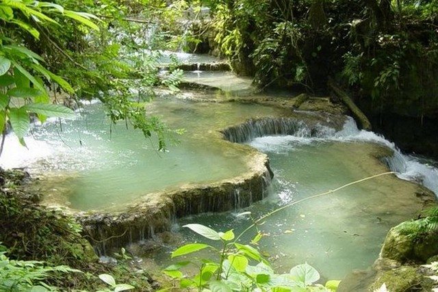 Laos Kuang Si Waterfall