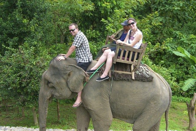 Laos Elephant rides