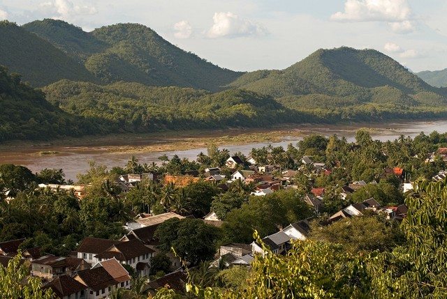 Mekong River from Mount Phousi
