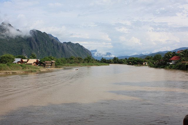 Laos Nam Song river