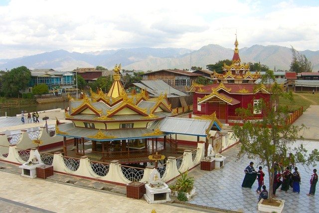 Myanmar Phaung Daw Oo Pagoda.