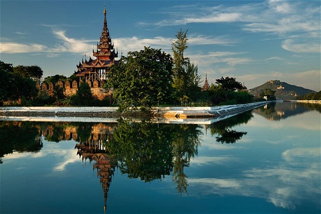 Old royal city wall mandalay