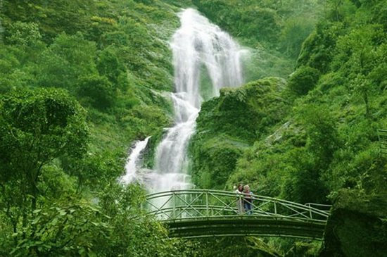 Thac Bac Waterfall in Vietnam