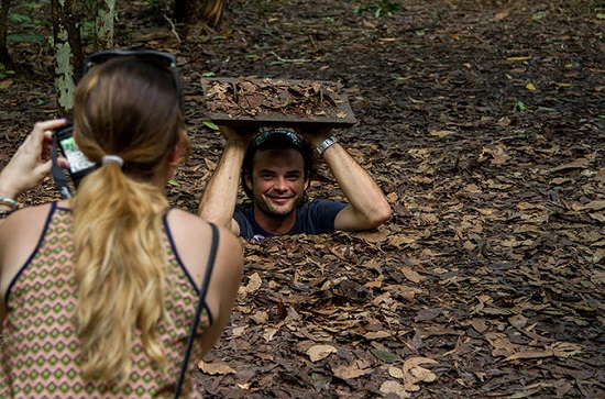 Cu Chi tunnels is on of the top 10 attractions travelers must visit in Ho Chi Minh City