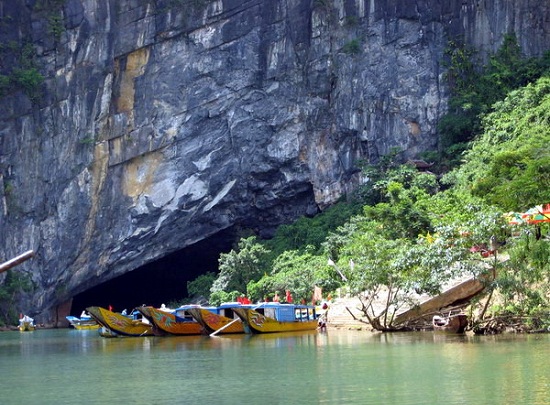 Phong nha - Ke bang in Vietnam is a UNESCO World Heritage site