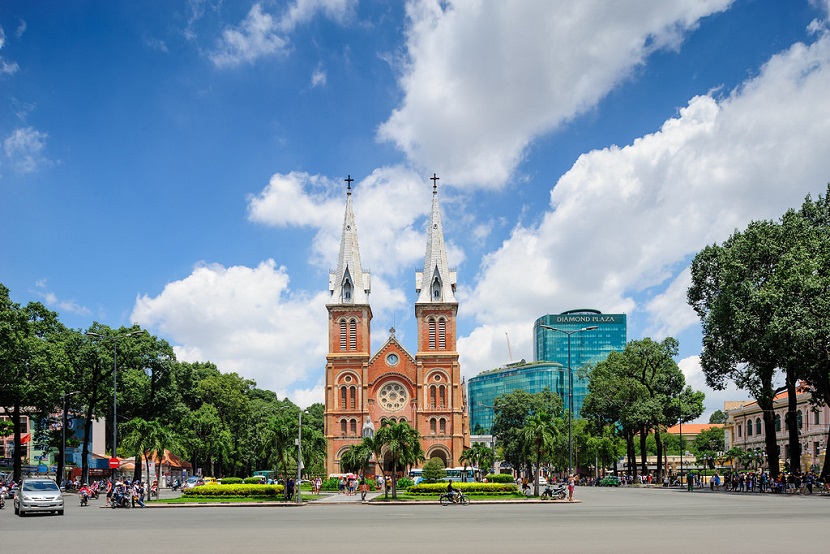 Notre Dame Cathedral in Ho Chi Minh city