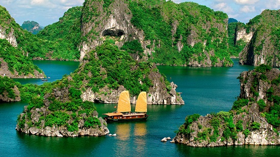 Halong bay is one of the best destinations in Vietnam