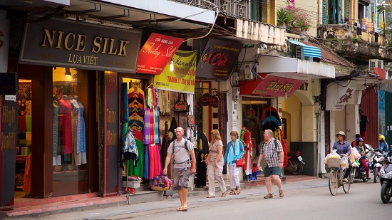 Hang gai street in Hanoi