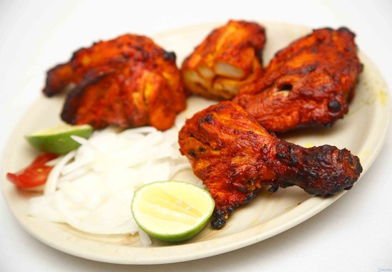 Tandoori chicken in Khazaana Indian Halal Restaurant