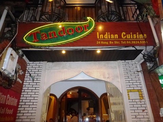 Tandoor Halal Restaurant in Hanoi