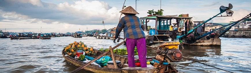 Exploring 4 must see floating markets in Mekong Delta