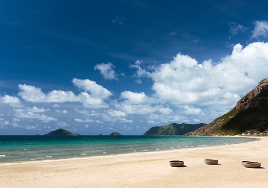 Beautiful Con Dao beach in Vietnam