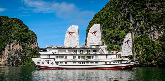 Signature is one of the best cruises in Halong bay
