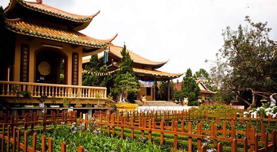 Truc Lam pagoda in Dalat