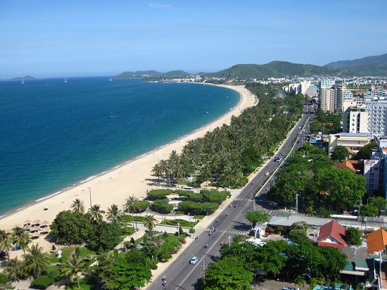 Nha Trang bay in Vietnam