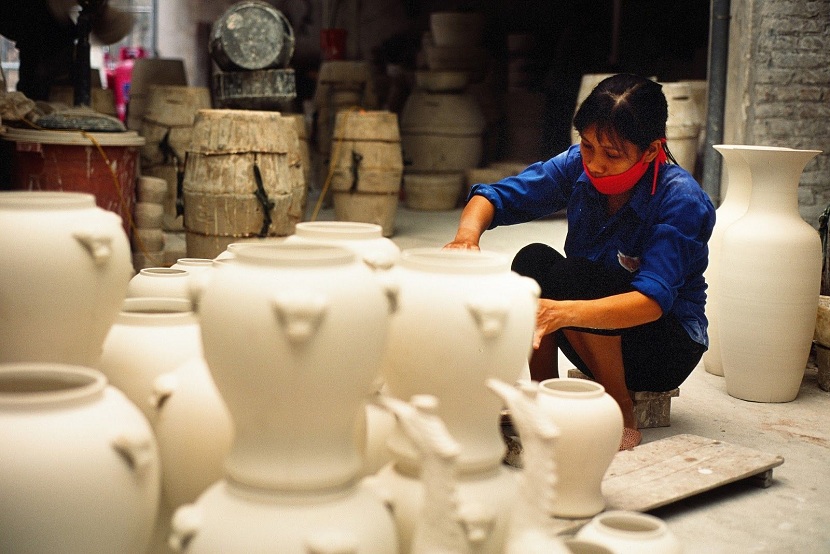 Bat Trang Pottery Village