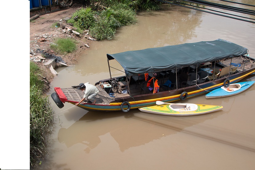 Ben Tre - kayaking