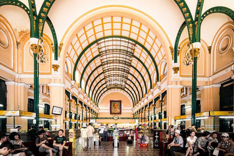 Central Post Office in Ho Chi Minh city