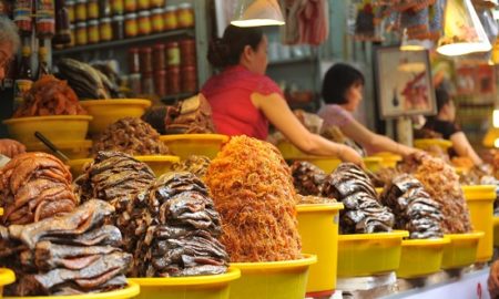 Chau Doc fish sauce market, An Giang, Vietnam