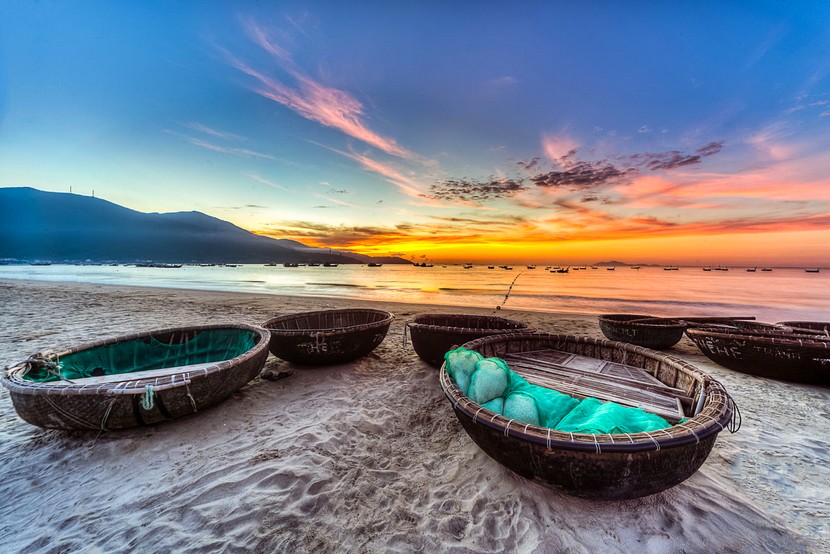 Da Nang Beach in Vietnam