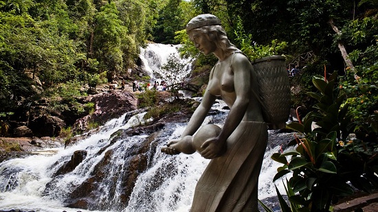 Datanla waterfall in Dalat, Vietnam