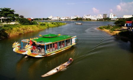 Huong River in Hue