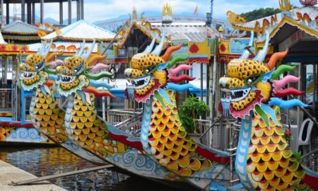 Huong River in Hue