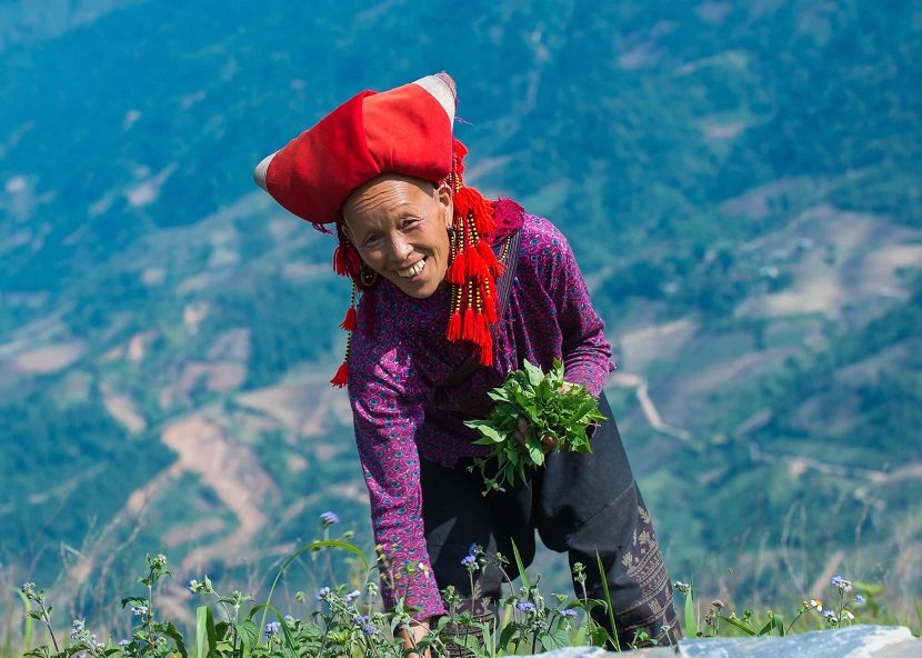 Red Dao ethnic people in Sapa