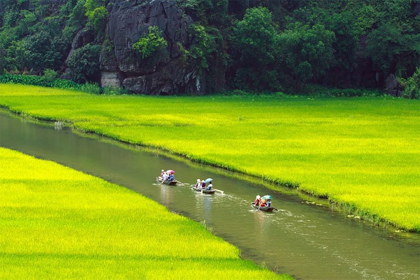 Tam Coc landscape in Ninh Binh