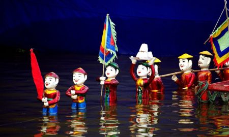 Thang Long water puppet in Hanoi