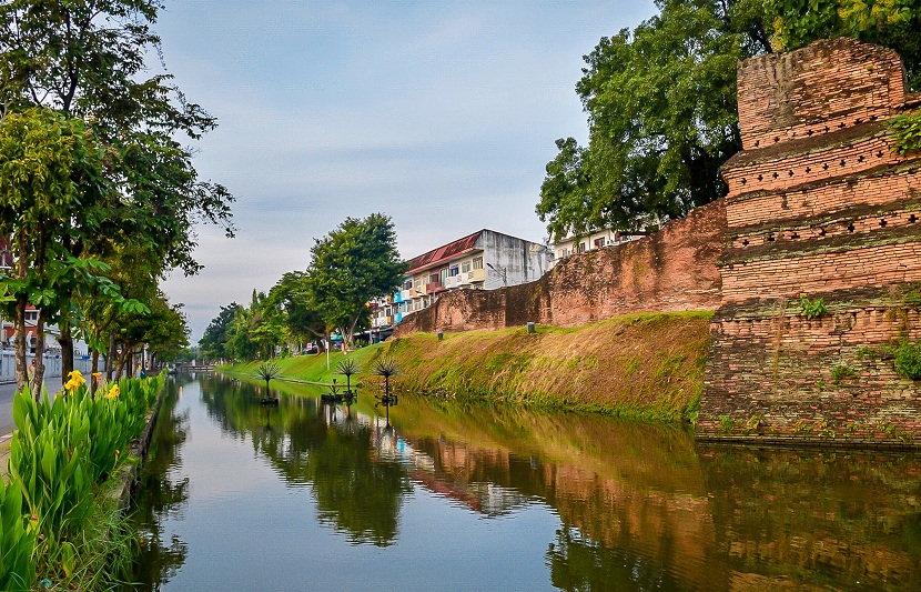 The Old City Moat in Chiang Mai 