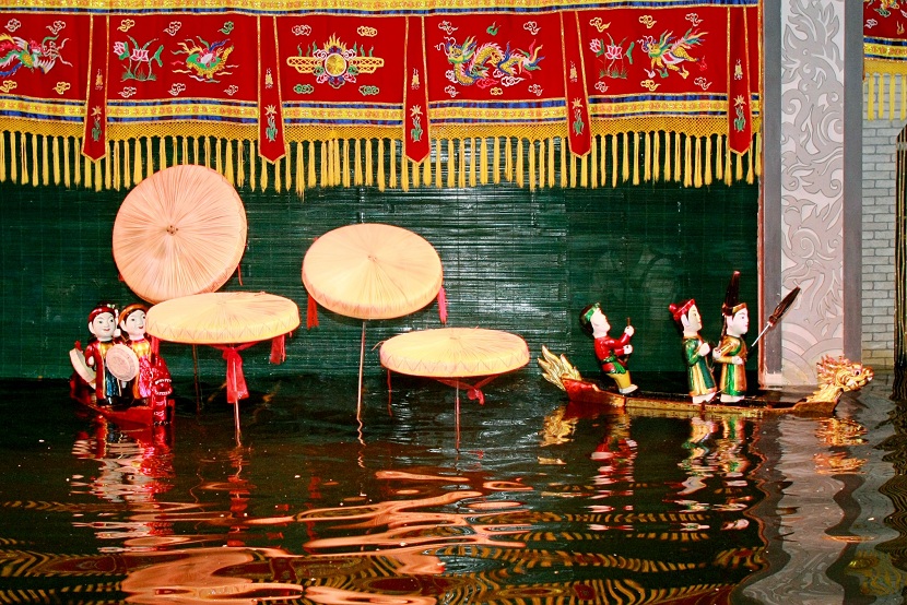 water puppet in saigon