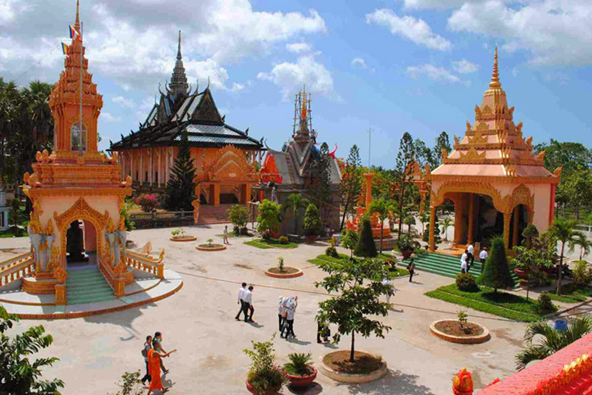 Khmer Pagodas in Can Tho