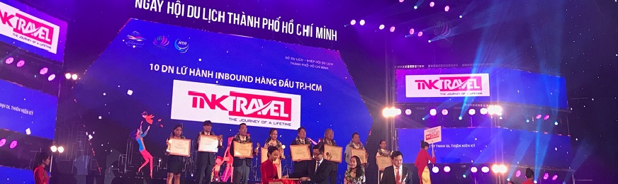 TNK Travel Wins “Top 10 Inbound Tour Operators in HCMC 2018” Award at Tourism Fair