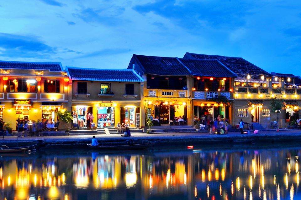 the ancient town of Hoi An