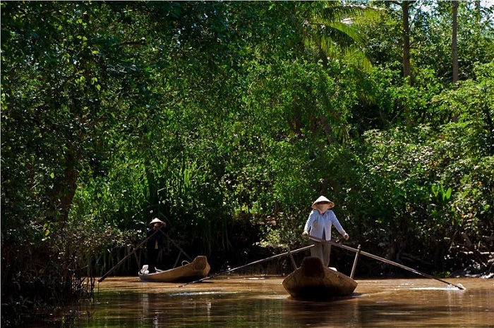 A view of An Binh Islet in Vinh Long Province 