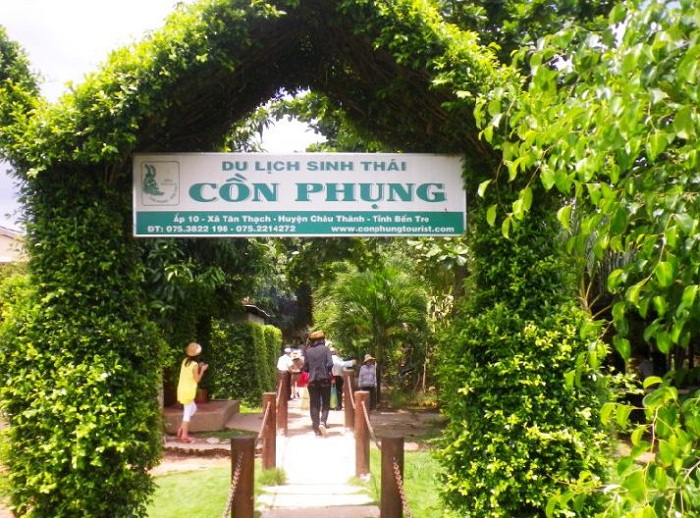 The front of Phung Islet, Ben Tre