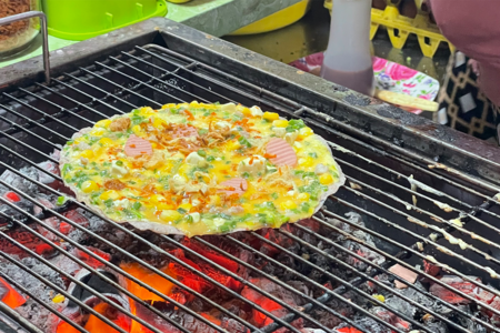 Vietnamese Pizza Rice Paper