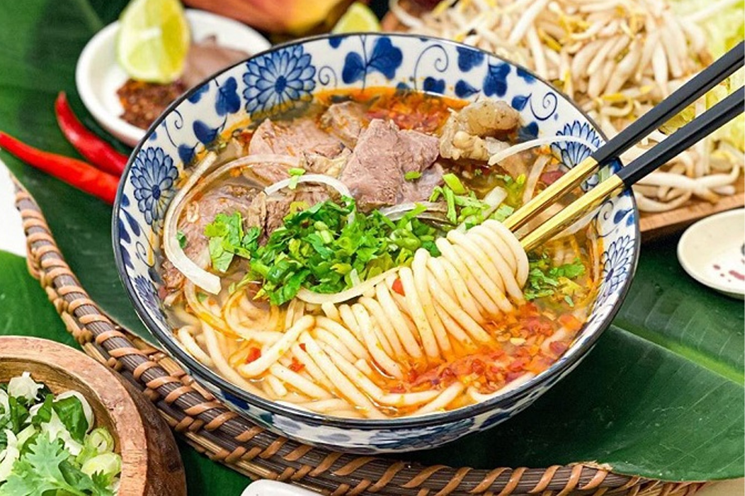 Vietnamese bun bo Hue
